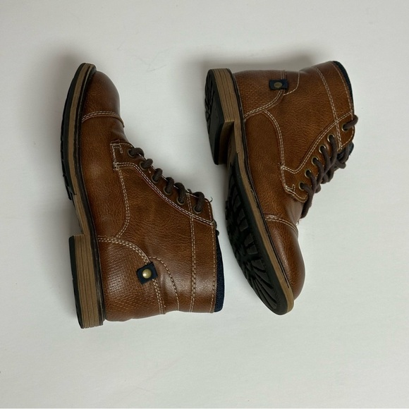 Sonoma Brown Ankle Boots Size Boy 13M Cognac - Picture 8 of 13